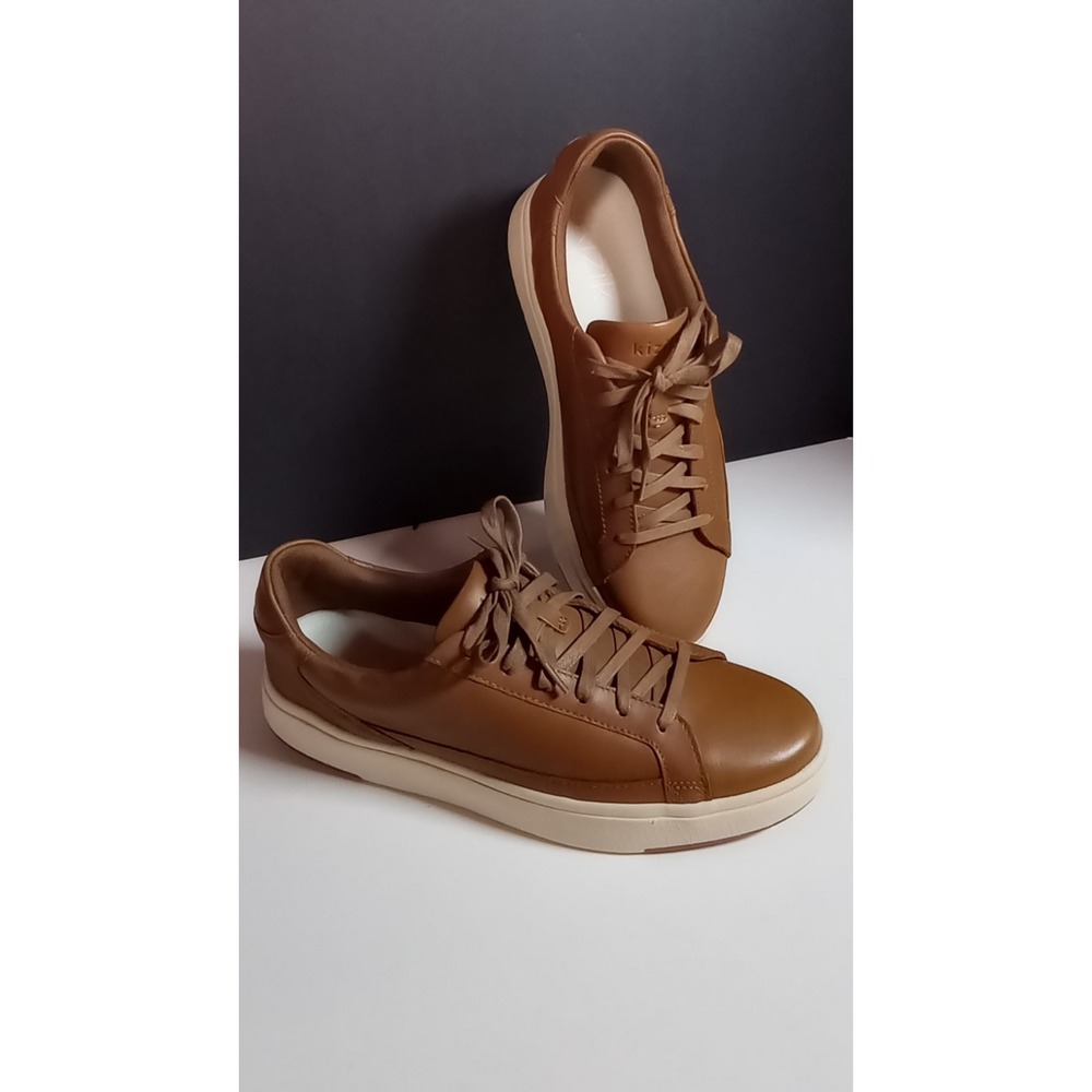 Kizik Vegas Chestnut Leather Shoe/Sneaker M Size 9 W Sz 10.5 Preppy Gorpcore